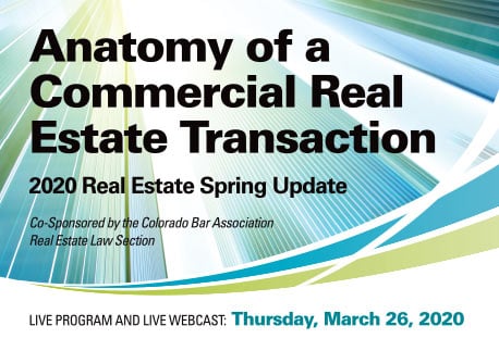 Anatomy Of A Commercial Real Estate Transaction 2020 Real Estate Spring Update Cle