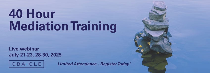 40 Hour Mediation Training
