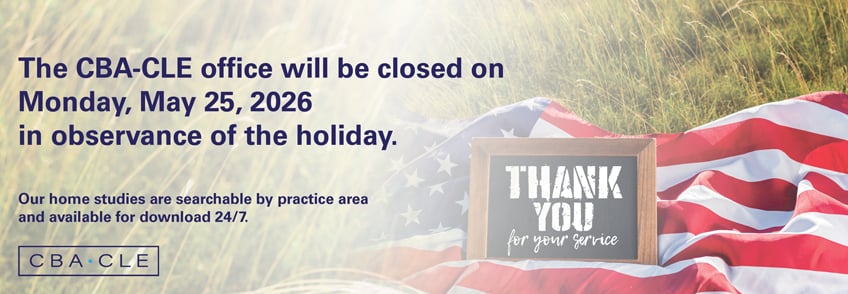 Our office will be closed Monday, May 25, for Memorial Day.