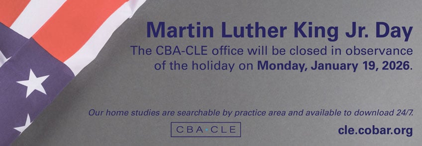 Our office will be closed Monday, January 19, for the holiday.